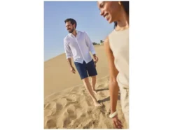 Herren Bermuda mit Leinen