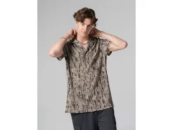 Herren Cargo, Wide Leg, grau