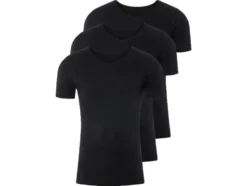 Herren Feinripp-Unterziehshirts, 3 Stück