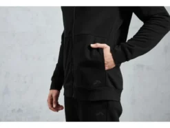 Herren Fitness-Sweatjacke mit Baumwolle