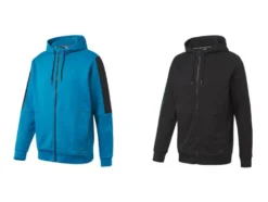 Herren Fitness-Sweatjacke mit Baumwolle