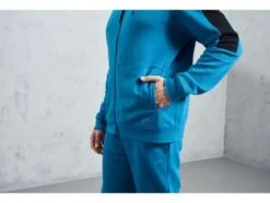 Herren Fitness-Sweatjacke mit Baumwolle
