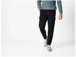 Herren Flanell-Cargohose