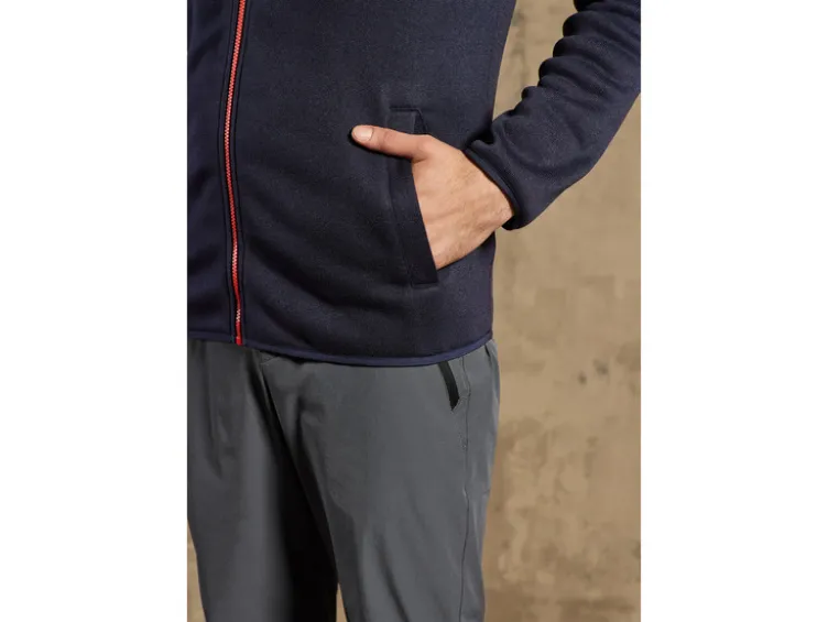 Herren Fleecejacke mit Stehkragen