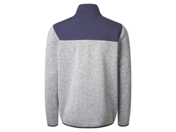 Herren Fleecejacke mit Stehkragen