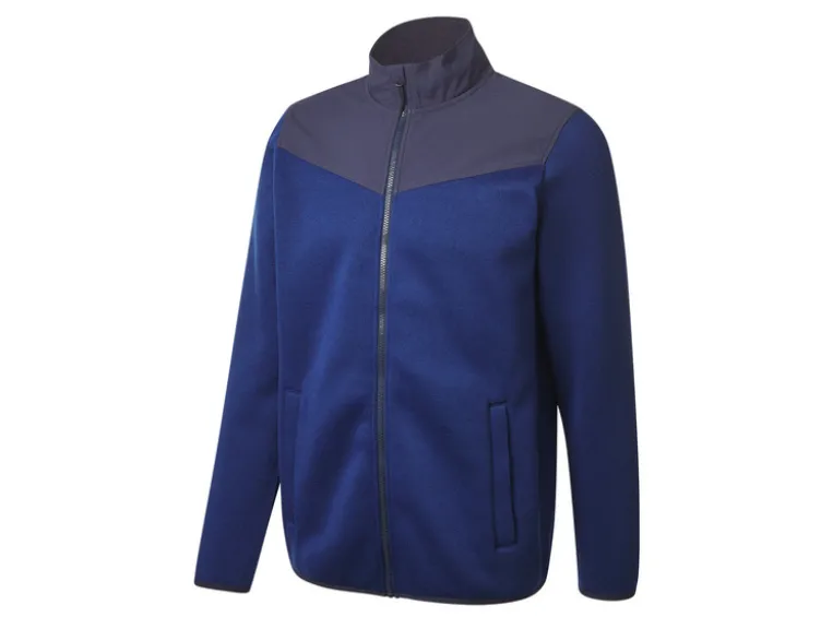 Herren Fleecejacke mit Stehkragen