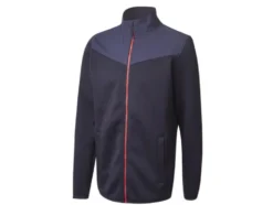 Herren Fleecejacke mit Stehkragen