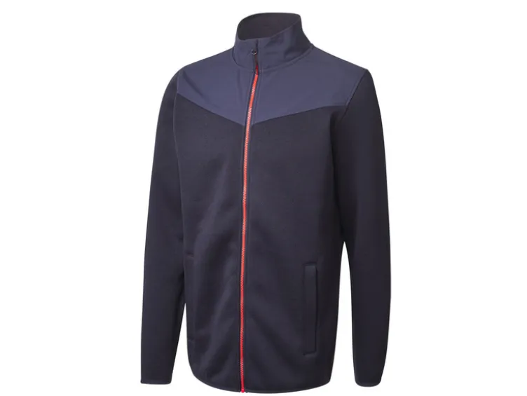 Herren Fleecejacke mit Stehkragen