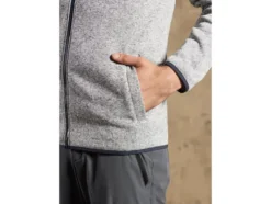 Herren Fleecejacke mit Stehkragen