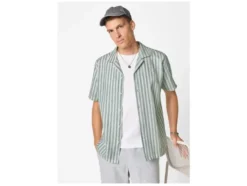 Herren Freizeithemd mit Leinen