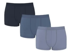Herren Gerippte Boxer, 3 Stück