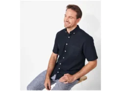 Herren Hemd mit Leinen