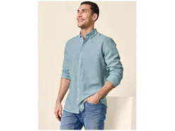 Herren Hemd mit Leinen
