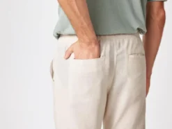 Herren Hose mit Leinen
