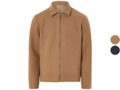 Herren Jacke mit Kentkragen, in Wolloptik