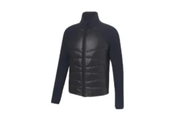 Herren Jacke, vorderer Teil aus gestepptem Material