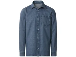 Herren Jeanshemd