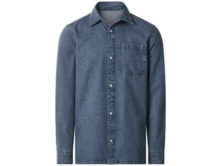 Herren Jeanshemd