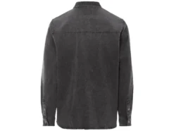 Herren Jeanshemd, mit leichtem Washed-Effekt