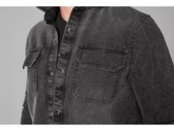 Herren Jeanshemd, mit leichtem Washed-Effekt