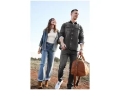 Herren Jeanshemd, mit leichtem Washed-Effekt