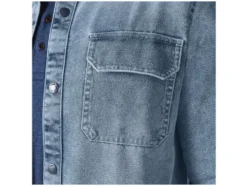 Herren Jeanshemd, mit leichtem Washed-Effekt