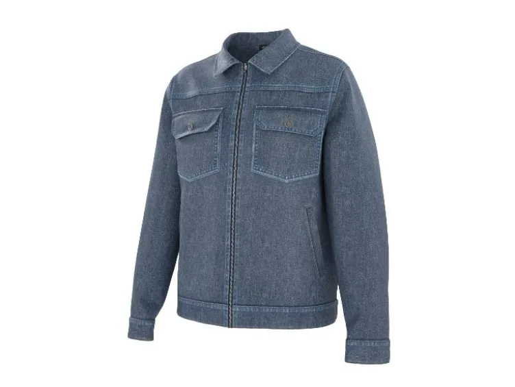 Herren Jeansjacke, aus reiner Baumwolle