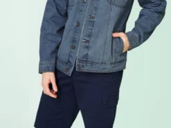 Herren Jeansjacke aus reiner Baumwolle