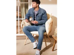 Herren Jeansjacke aus reiner Baumwolle