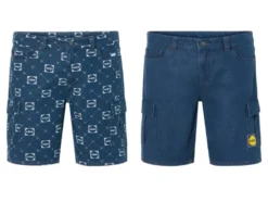 Herren Jeansshorts aus reiner Baumwolle