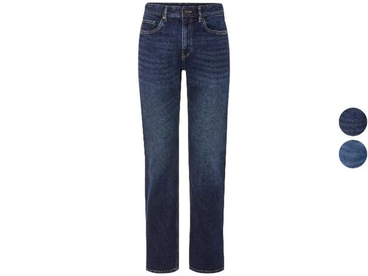 Herren Jeans, Straight Fit, normale Leibhöhe