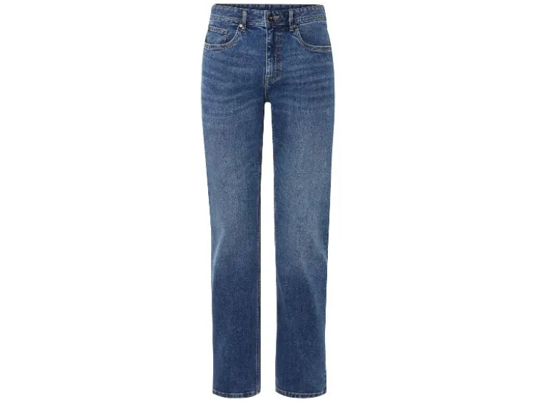 Herren Jeans, Straight Fit, normale Leibhöhe