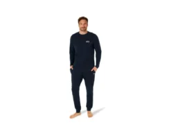 Herren Jersey-Pyjama, 2-teilig
