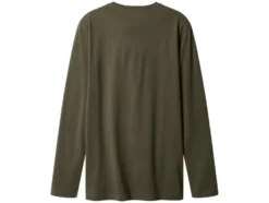 Herren Langarmshirt mit Knopfleiste