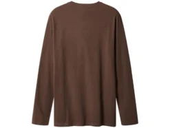 Herren Langarmshirt mit Knopfleiste