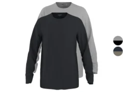 Herren Langarmshirts, 2 Stück