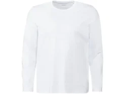 Herren Langarmshirts, 2 Stück, aus reiner Baumwolle