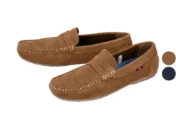 Herren Leder-Mokassins