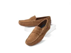 Herren Leder-Mokassins