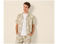 Herren Musselin-Freizeithemd