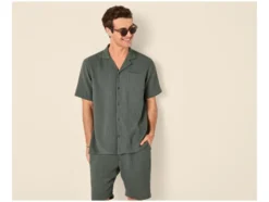 Herren Musselin-Freizeithemd