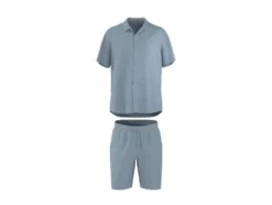 Herren Musselin-Pyjama