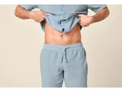 Herren Musselin-Pyjama