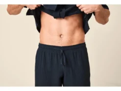 Herren Musselin-Pyjama