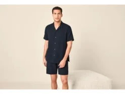 Herren Musselin-Pyjama