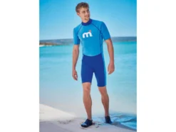 Herren Neopren-Shorty mit Reißverschluss am Rücken, blau/navy
