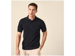 Herren Premium Feinstrick-Poloshirt