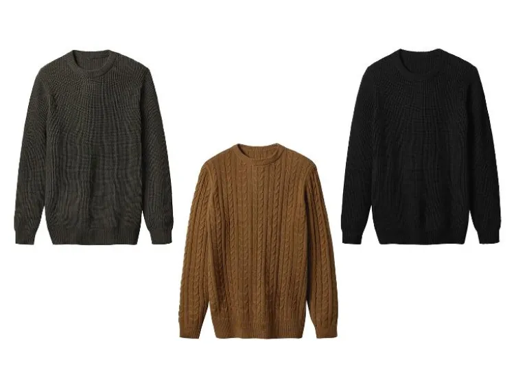 Herren Pullover Grobstrick