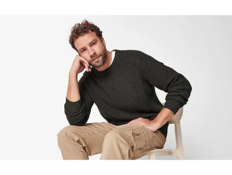 Herren Pullover Grobstrick