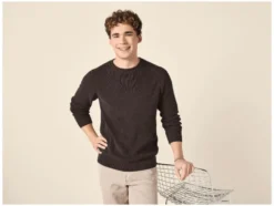 Herren Pullover Rippstrick